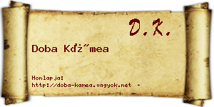 Doba Kámea névjegykártya